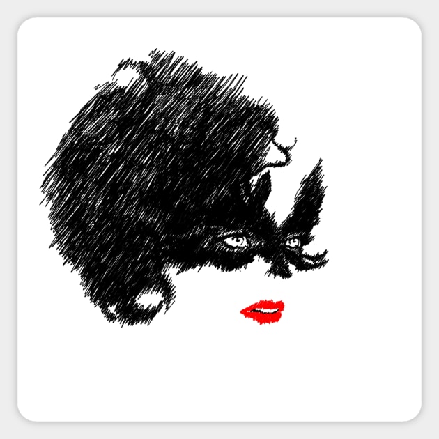 Cruella Sticker by Rebelllem